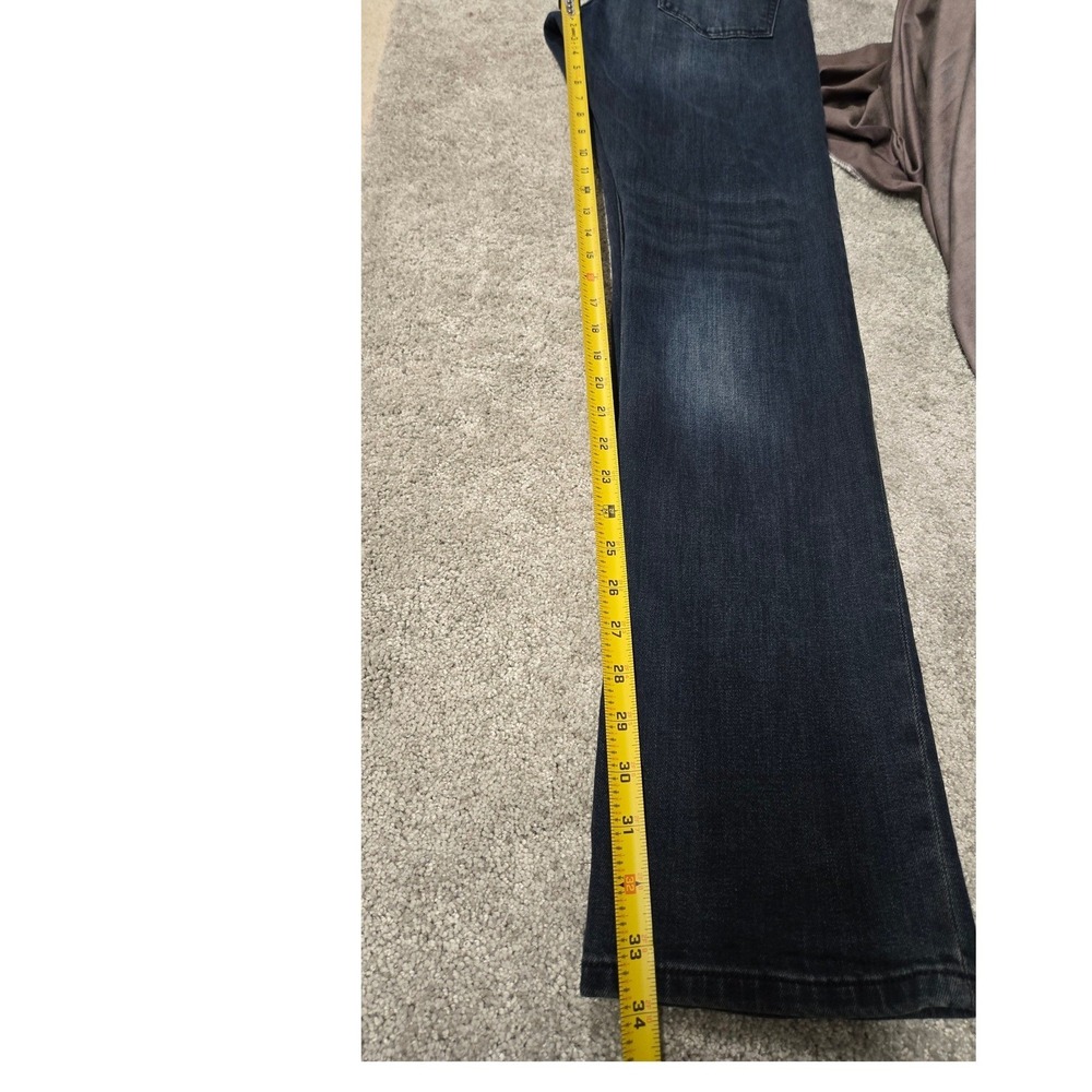 DL1961 Avery Modern Straight Jeans Dark Wash Indigo Denim‎ Men's Size 30x34 - Picture 8 of 9